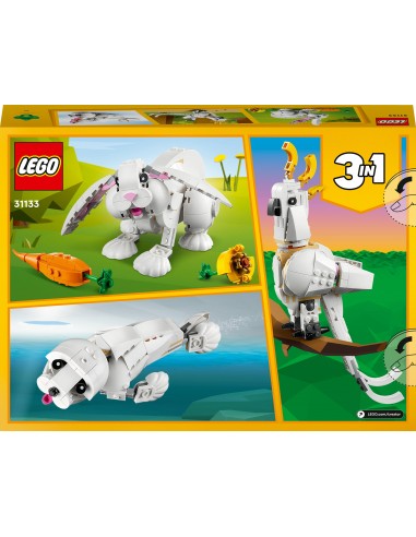 LEGO® Creator 3 w 1 Biały królik 31133