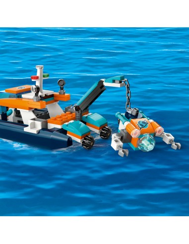 LEGO® City Łódź do nurkowania badacza...