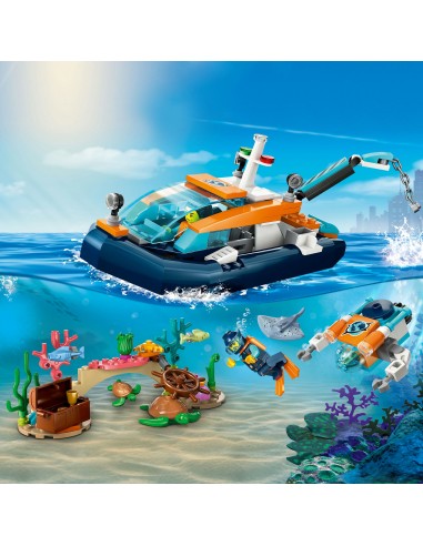 LEGO® City Łódź do nurkowania badacza...