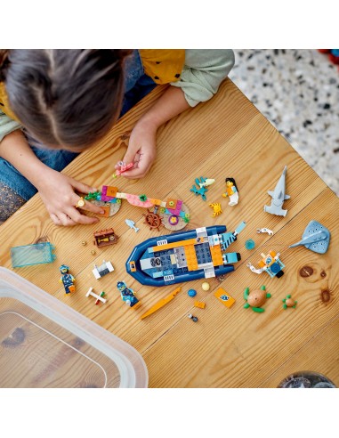 LEGO® City Łódź do nurkowania badacza...