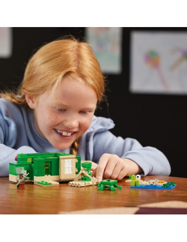 LEGO® Minecraft Domek na plaży żółwi...