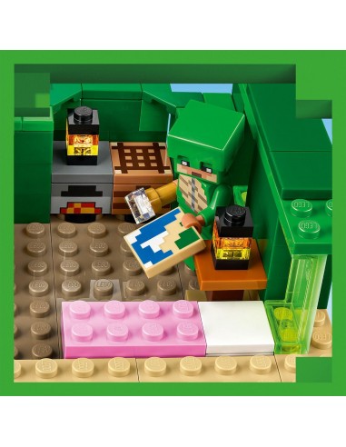 LEGO® Minecraft Domek na plaży żółwi...