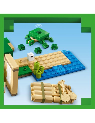 LEGO® Minecraft Domek na plaży żółwi...
