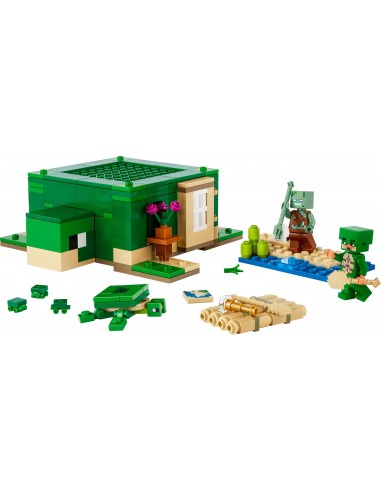 LEGO® Minecraft Domek na plaży żółwi...