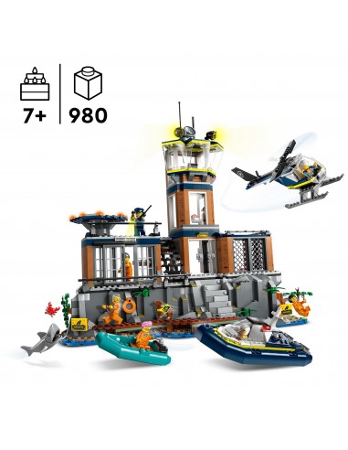 LEGO® City Policja z Więziennej Wyspy...