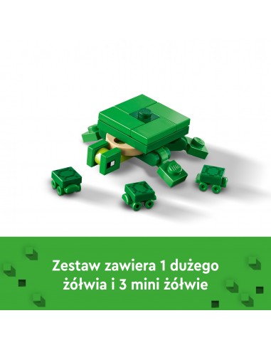LEGO® Minecraft Domek na plaży żółwi...