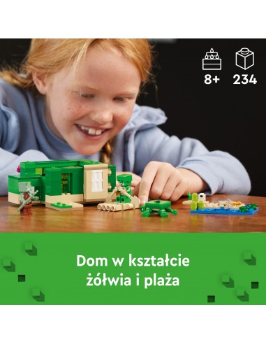 LEGO® Minecraft Domek na plaży żółwi...