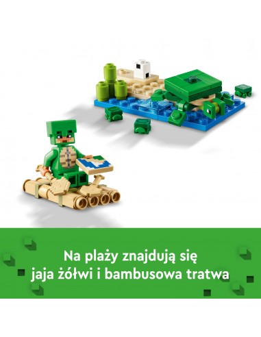 LEGO® Minecraft Domek na plaży żółwi...