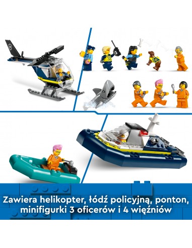 LEGO® City Policja z Więziennej Wyspy...