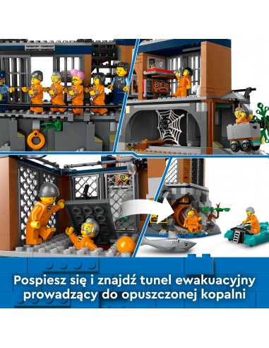 LEGO® City Policja z Więziennej Wyspy...