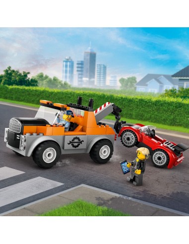 LEGO® City Samochód pomocy drogowej i...