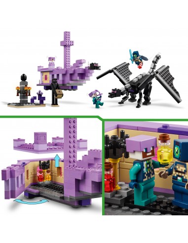 LEGO® Minecraft® Smok Kresu i statek...