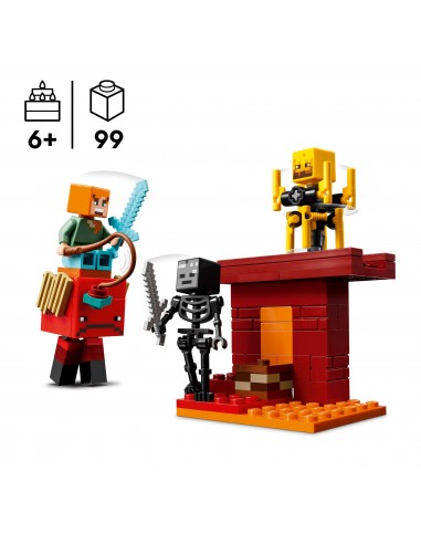 LEGO Minecraft Bitwa na moście...