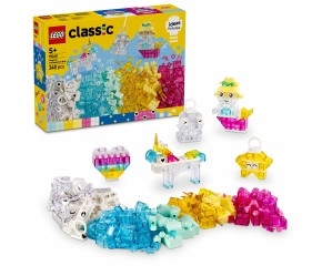 LEGO Classic Magiczny zestaw z przezroczystymi klockami 11040