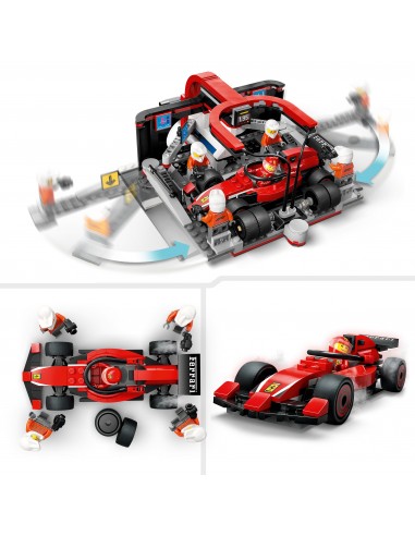 LEGO City F1 Pit stop i mechanicy z...