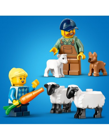 LEGO City Czerwony traktor z...