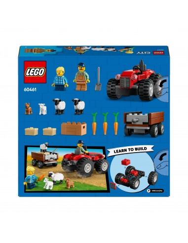 LEGO City Czerwony traktor z...