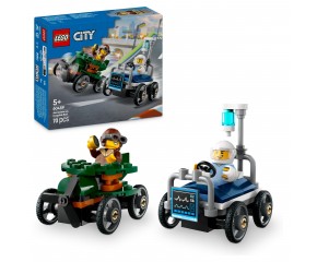 LEGO City Zestaw wyścigówek: samolot kontra łóżko szpitalne 60459