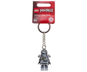 Brelok LEGO NINJAGO Figurka Titanium Ninja Zane 851352