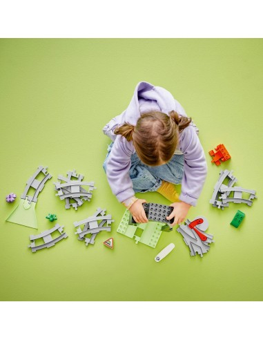 LEGO Duplo Tunel i tory kolejowe -...