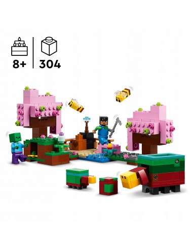 LEGO MINECRAFT Wiśniowy ogród 21260
