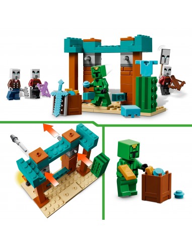 LEGO Minecraft Pustynny patrol...