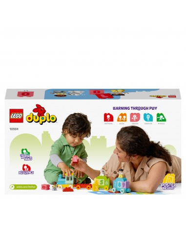 LEGO® DUPLO® Pociąg z cyferkami -...