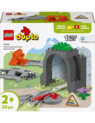 LEGO Duplo Tunel i tory kolejowe -...