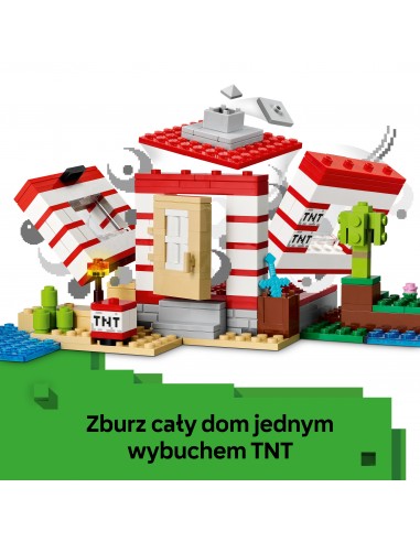 LEGO Minecraft Dom TNT w dżungli 21275