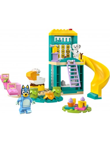 LEGO Bluey Blue i Łatka na placu...