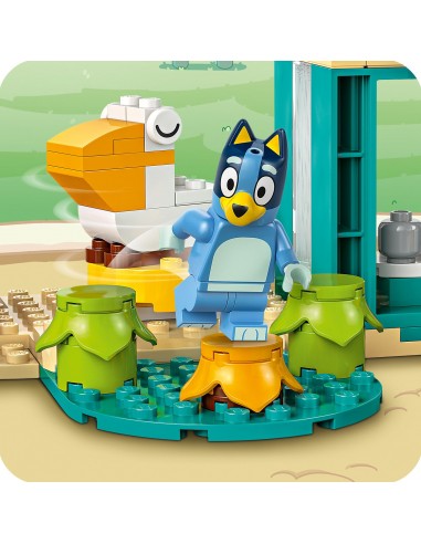 LEGO Bluey Blue i Łatka na placu...