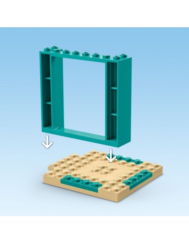 LEGO Bluey Blue i Łatka na placu...