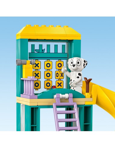 LEGO Bluey Blue i Łatka na placu...