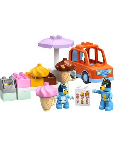 LEGO Bluey Wyprawa po lody z Blue 10458