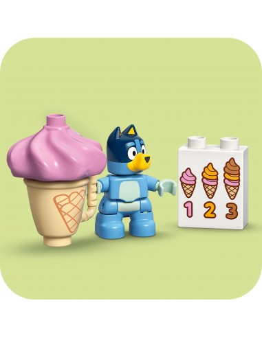 LEGO Bluey Wyprawa po lody z Blue 10458