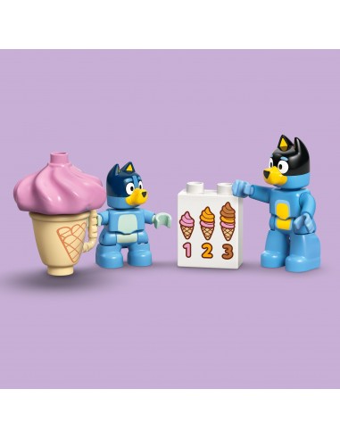 LEGO Bluey Wyprawa po lody z Blue 10458