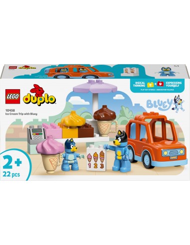 LEGO Bluey Wyprawa po lody z Blue 10458