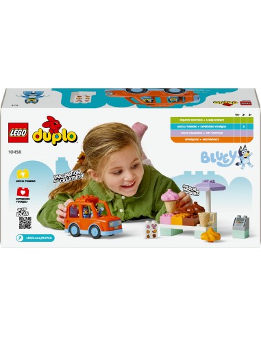 LEGO Bluey Wyprawa po lody z Blue 10458
