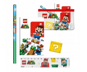 Piórnik saszetka LEGO Super Mario --- gumka ---- ołówek --- notes