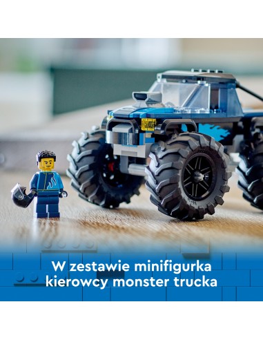 LEGO® City Niebieski monster truck...
