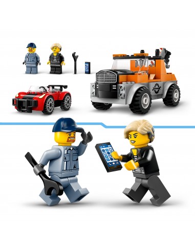 LEGO® City Samochód pomocy drogowej i...