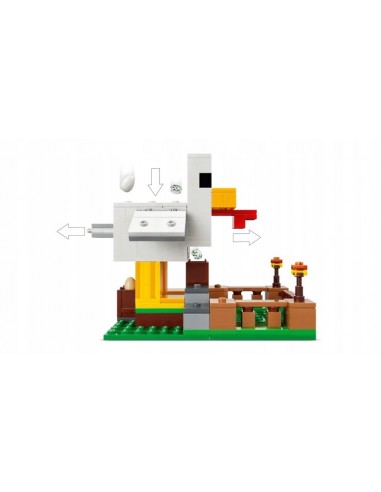 LEGO® Minecraft Farma kurczaków 21585