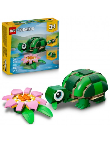 LEGO® Creator 3w1 Żółw i kwiat lilii...