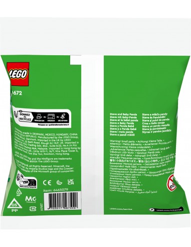 LEGO® Minecraft Steve i mała panda 30672